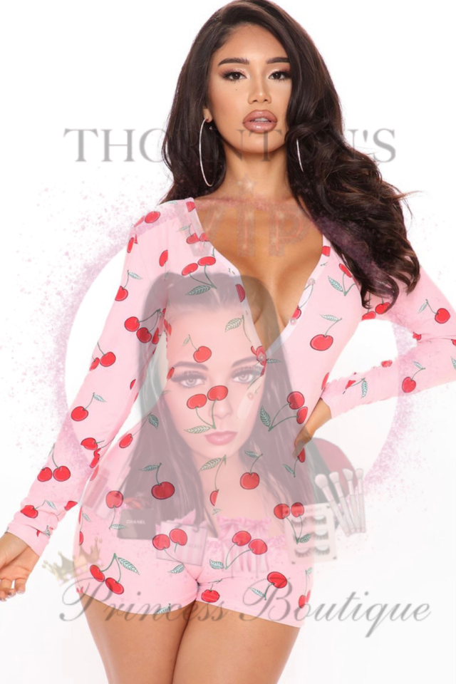 Ladies Cherry Lounge BodyCon