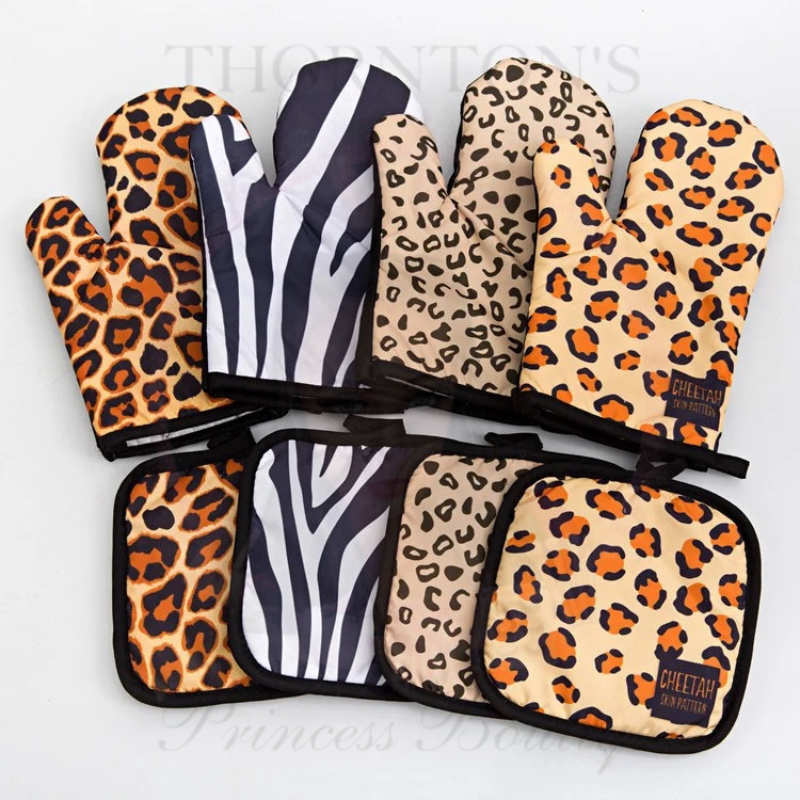 Wild Impressions Oven Glove Mitt Set