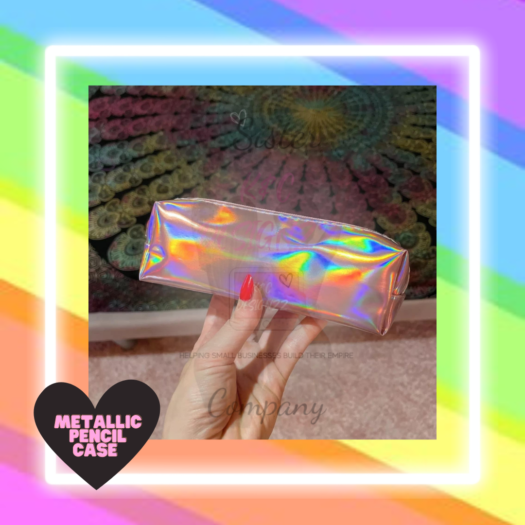 Metallic Pencil Cases