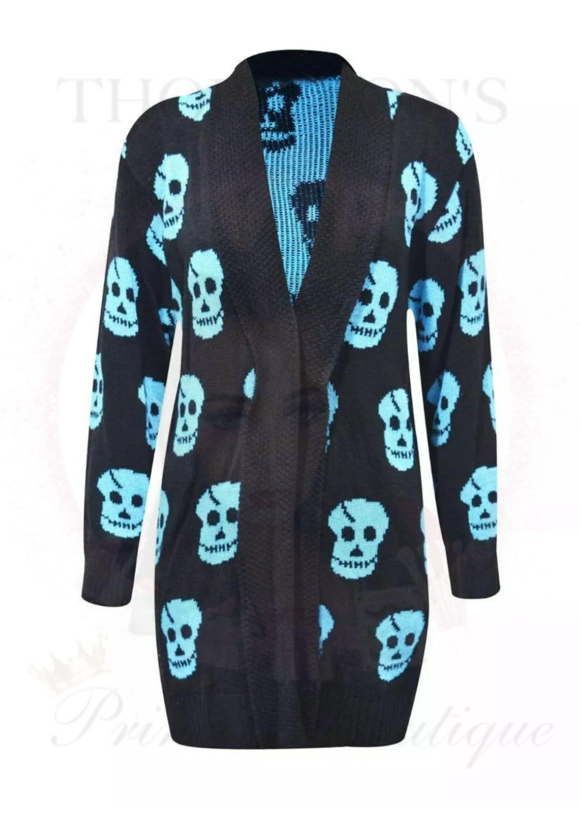Skull Knitted Cardigan