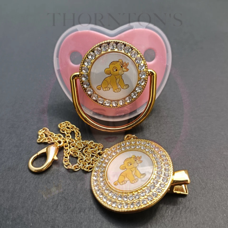 Simba Sparkle Diamante Dummy & Clip Set