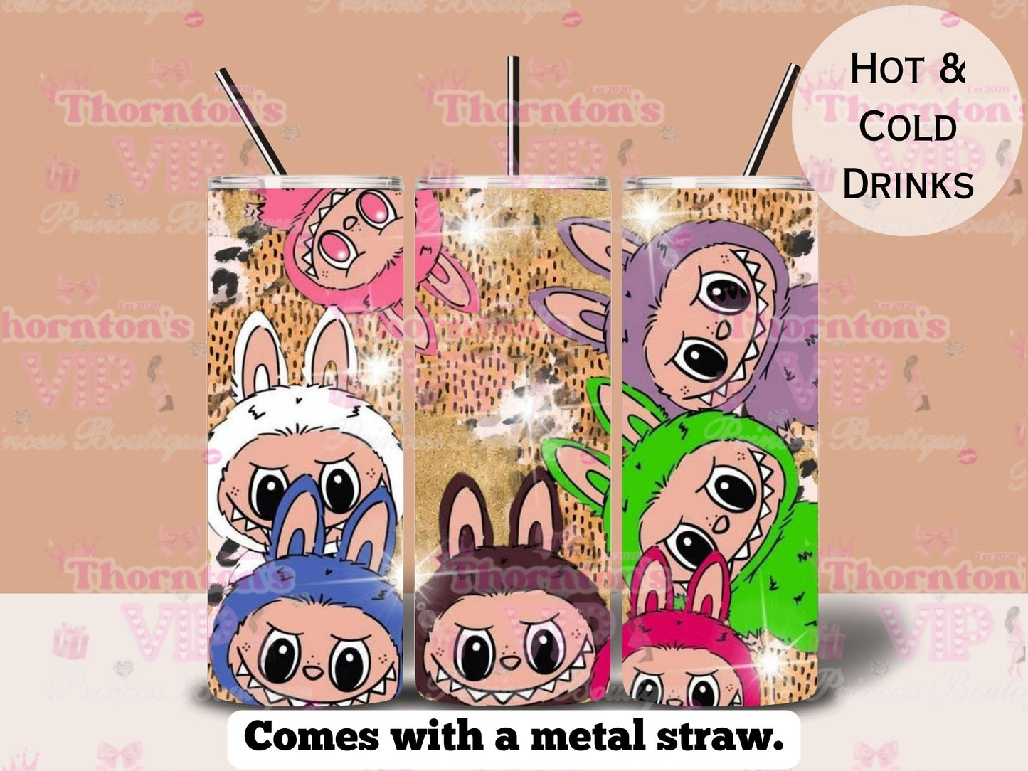 Viral TikTok Character Tumbler – Labubu Inspired