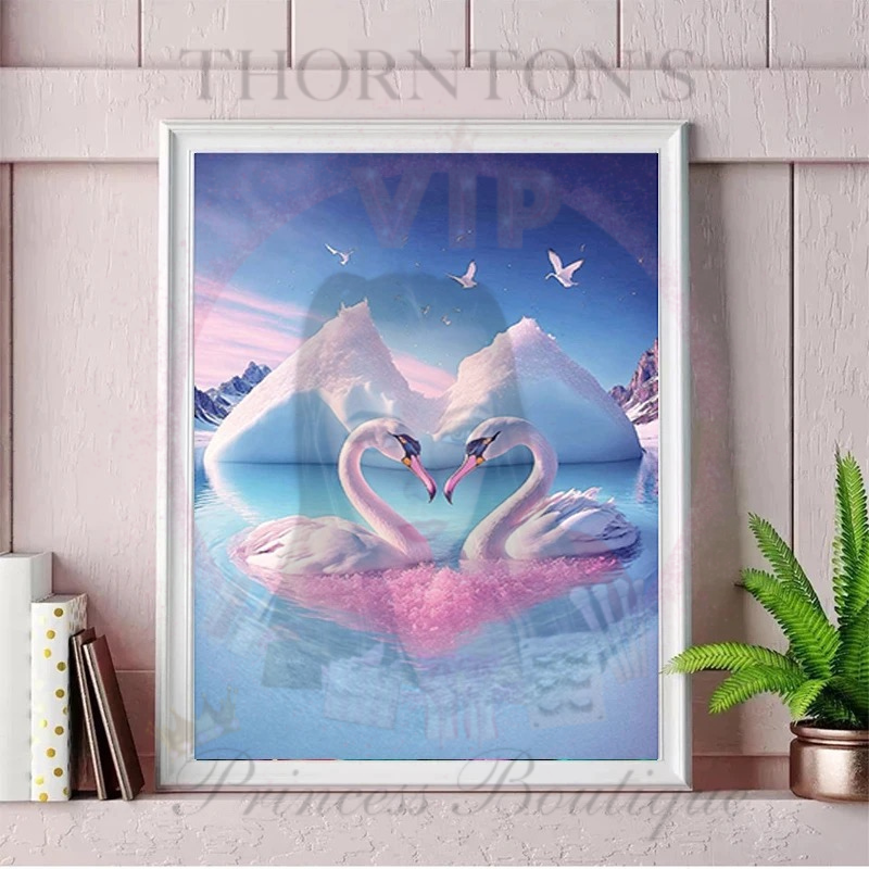 Swan Diamond Painting