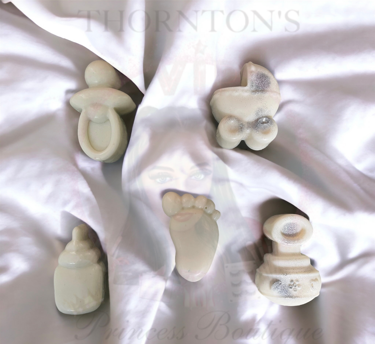 Set Of 5 3D Baby Melts