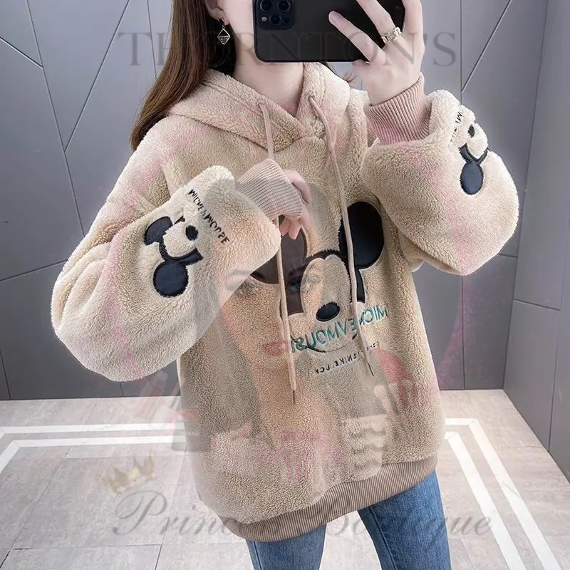 Fluffy Minnie Hoodies