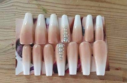 Champagne Ombré Nails