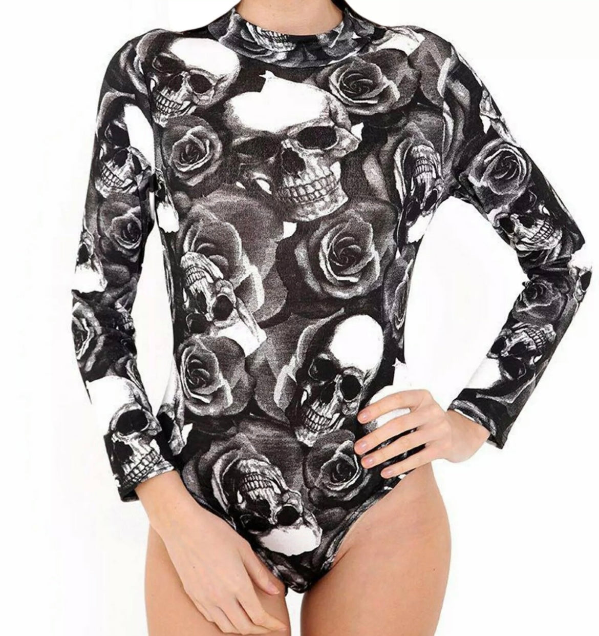 Skull & Rose Bodysuit