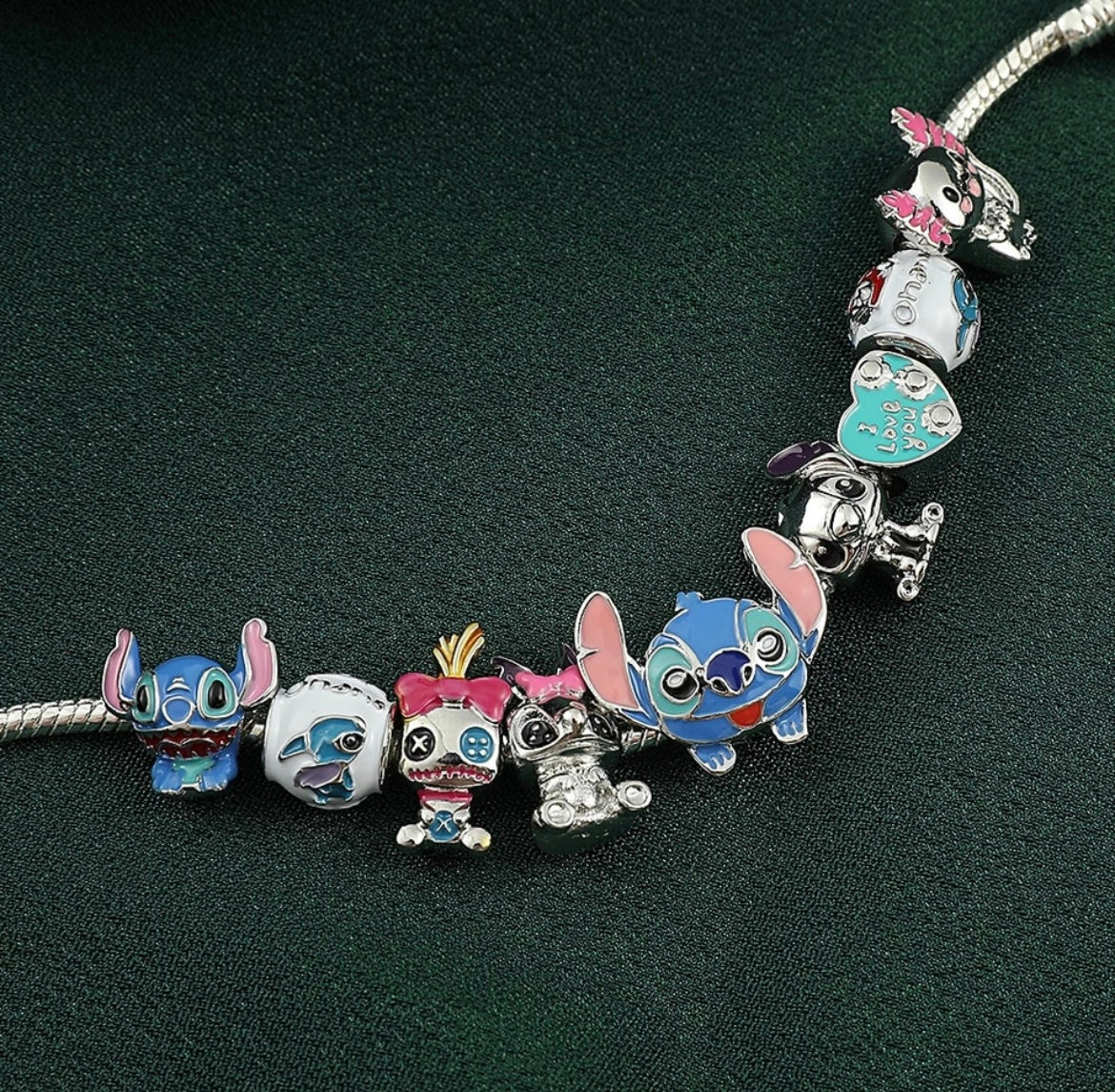 Lilo & Stitch Charm Bracelet - Kids/Adults