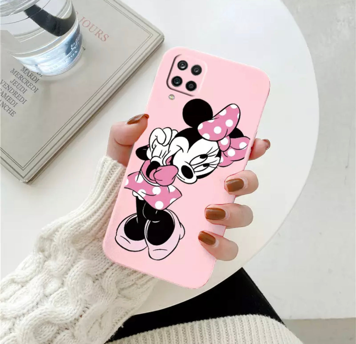 Posing Minnie Baby Pink Samsung Phone Case