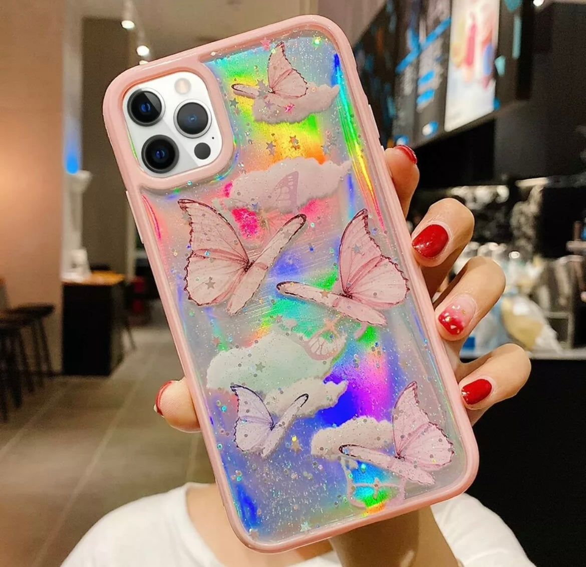 Holographic Butterfly Phone Case