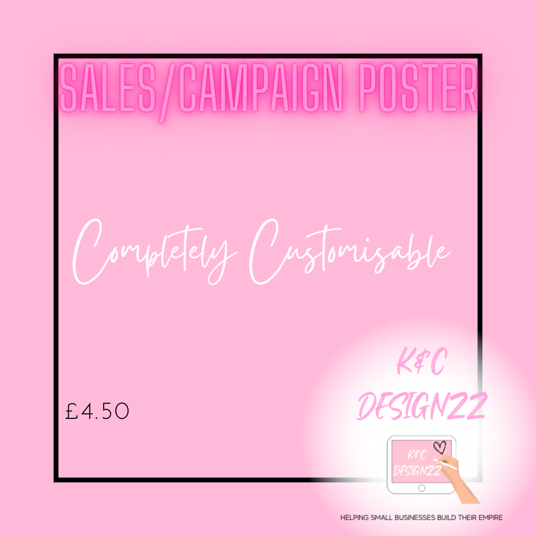 Sales/Campaign Poster