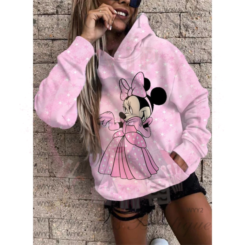 Pink Princess Minnie Hoodie