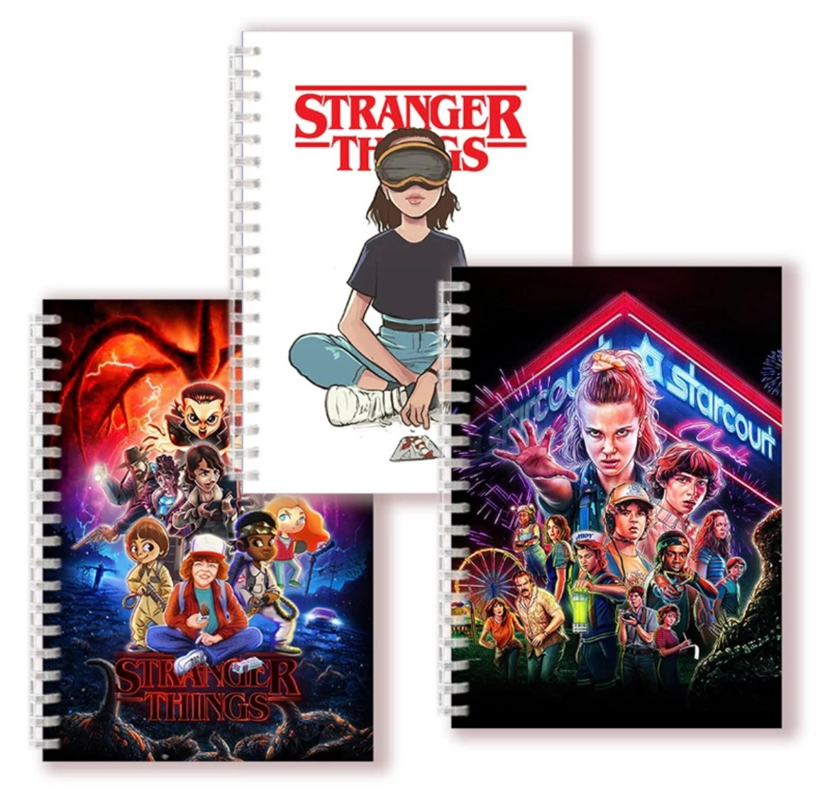 Stranger Things Notebooks