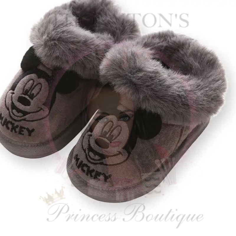 Fur Minnie Kids Slippers