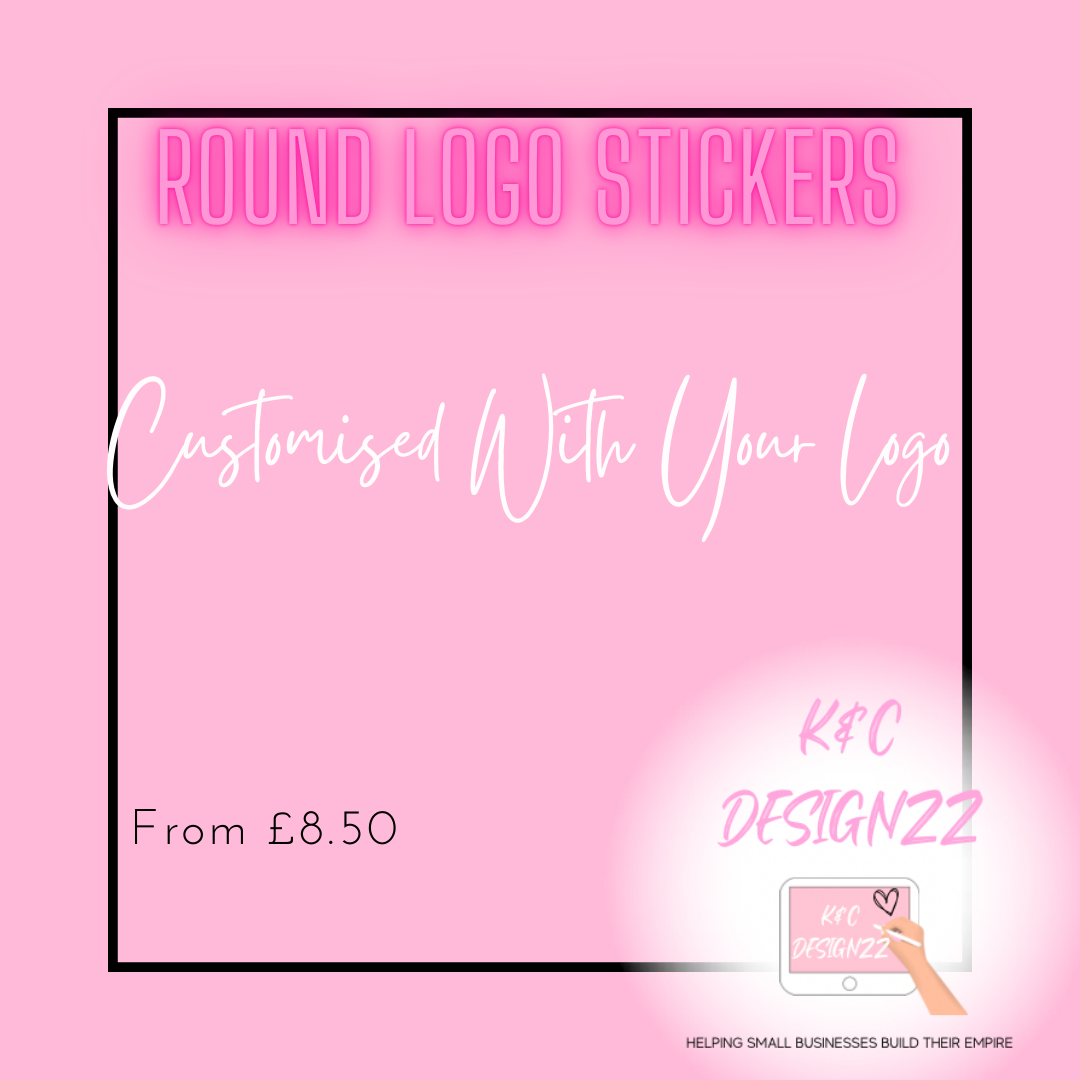 Customised Logo Round Stickers