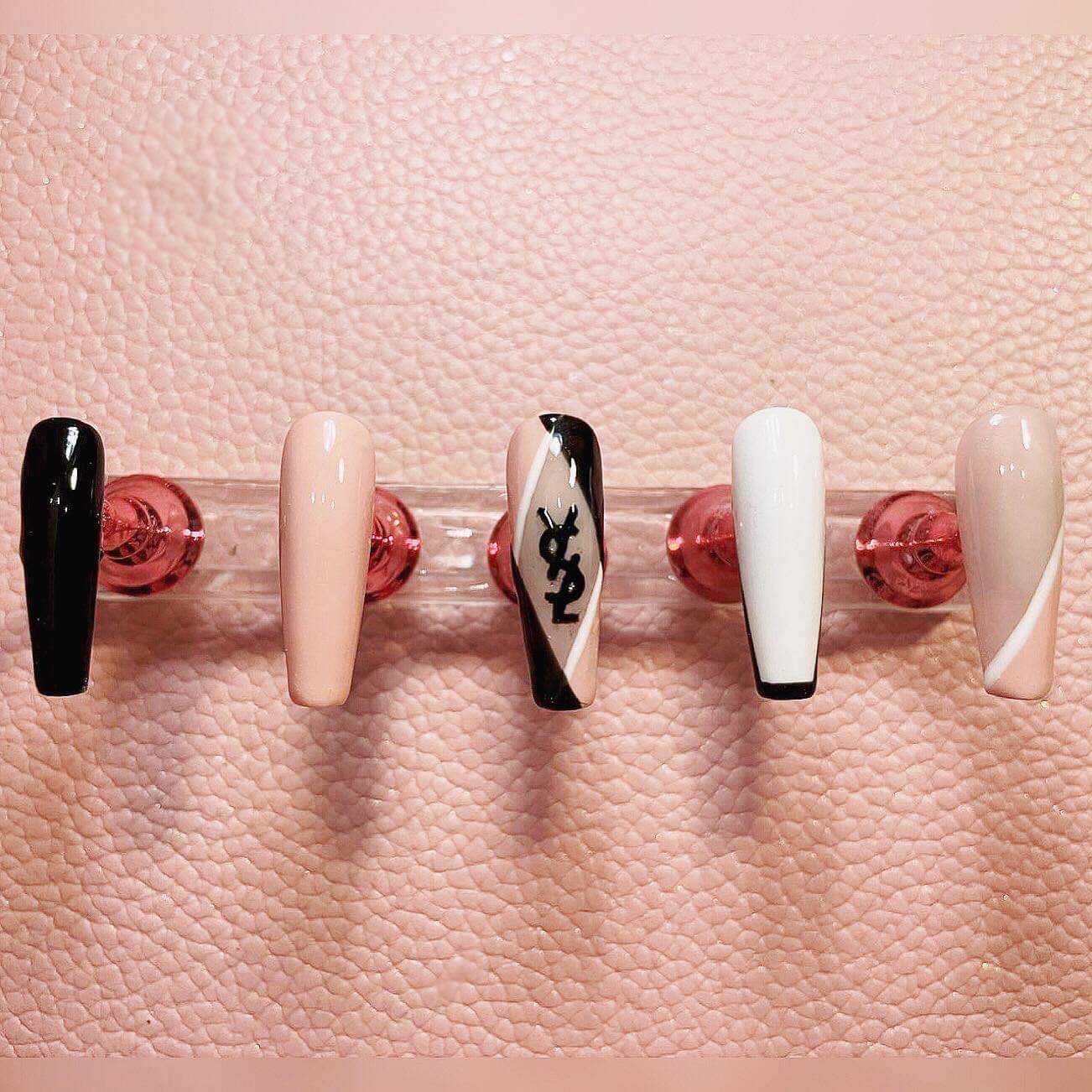YSL Designer Inspired Nails