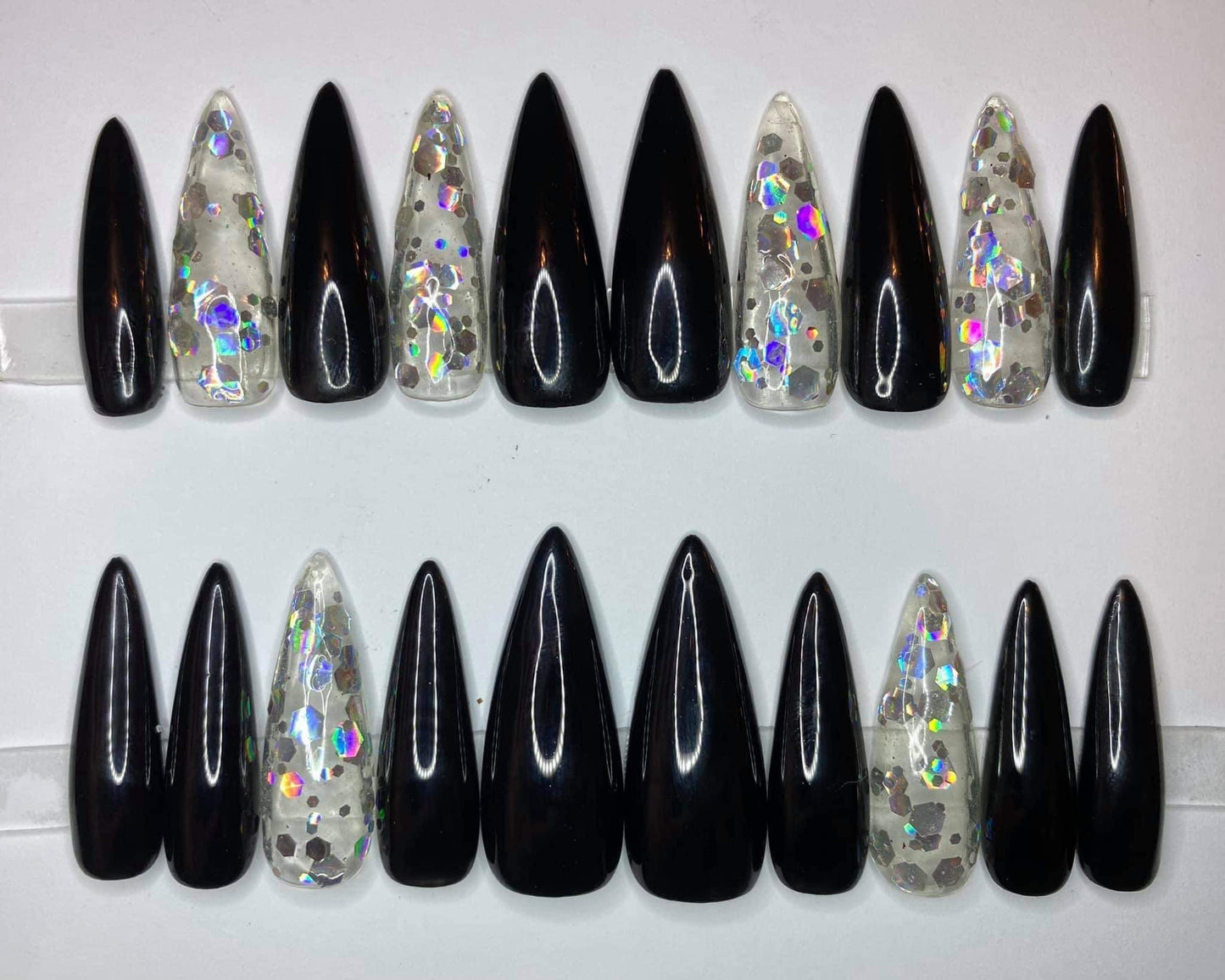 Dark Ice Queen Nails
