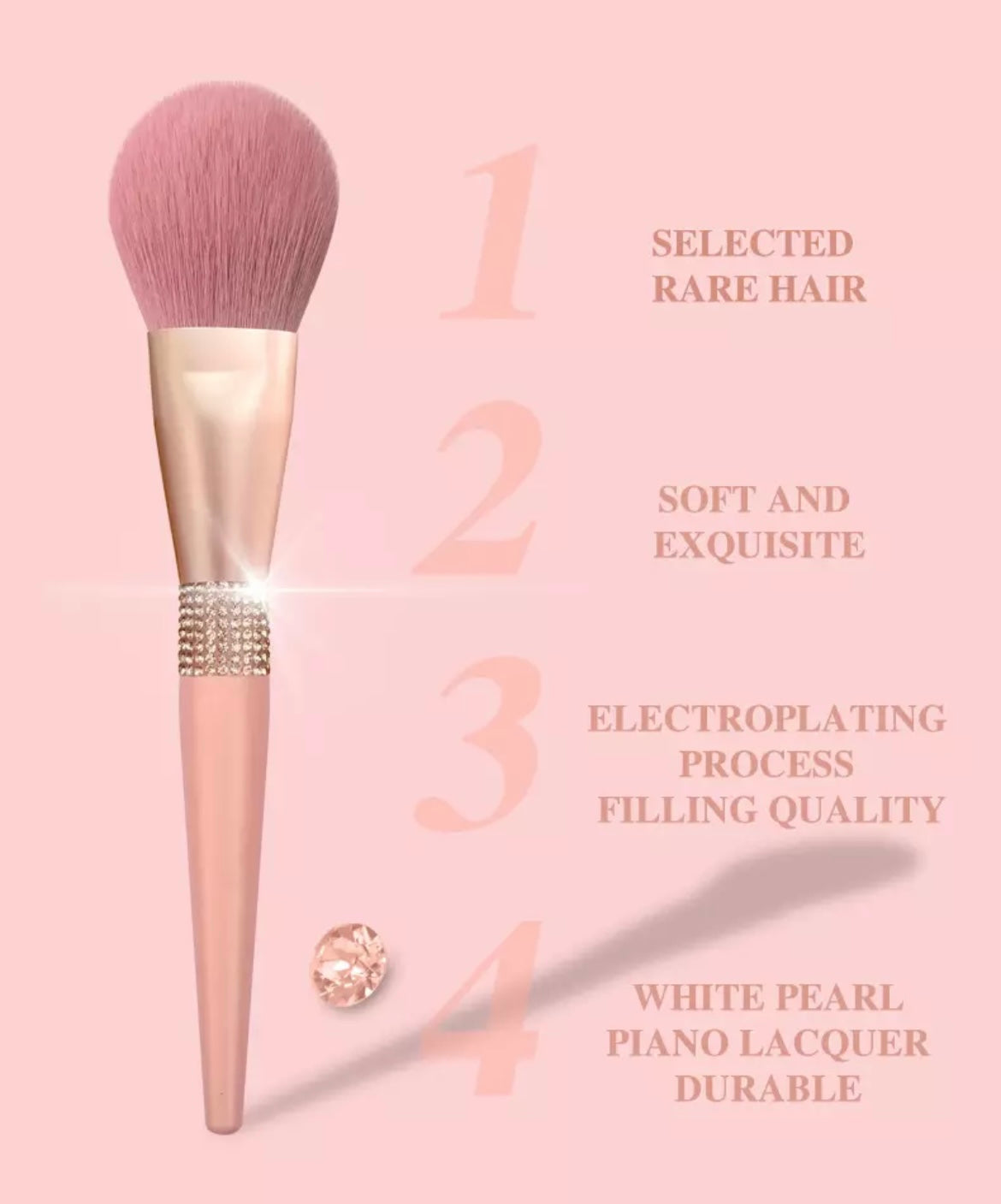 VIP Anastasia Sparkle Make Up Brush Set