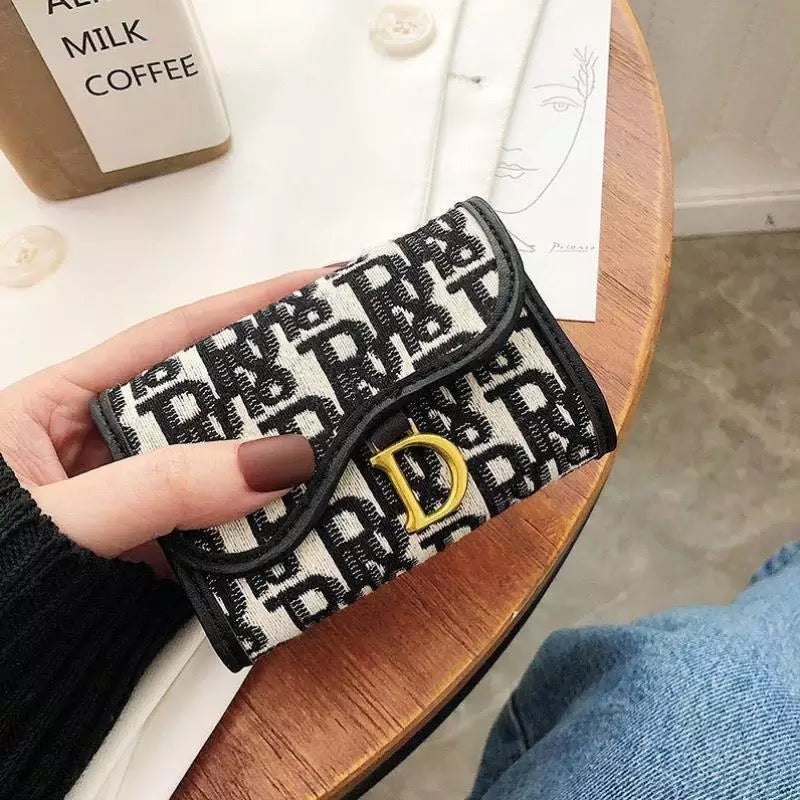 Monogram Print Purse