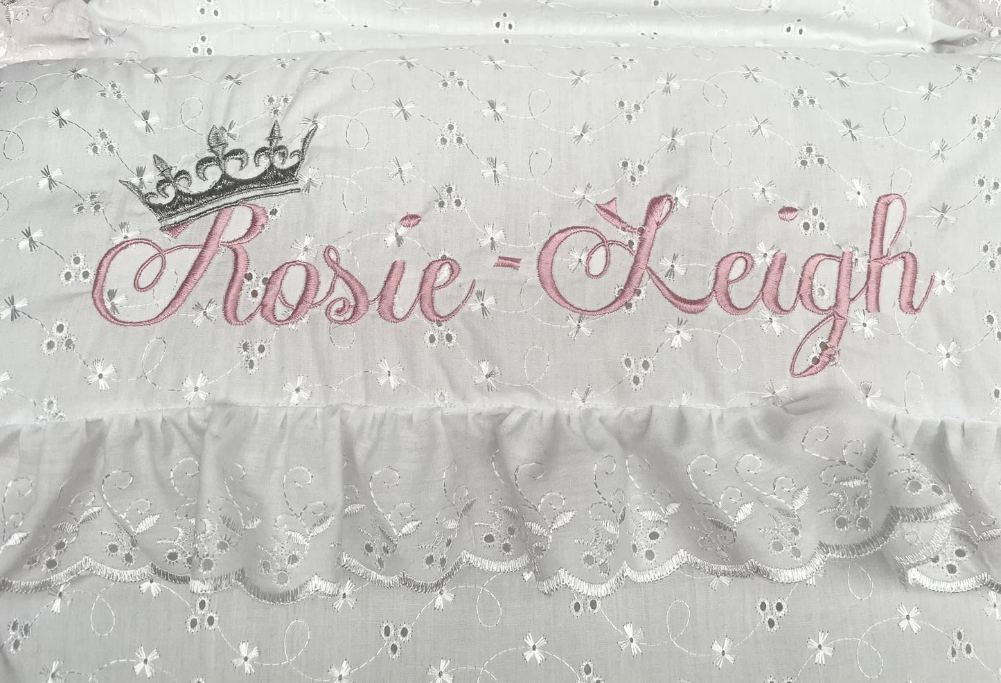Frilly White Personalised Cosytoes
