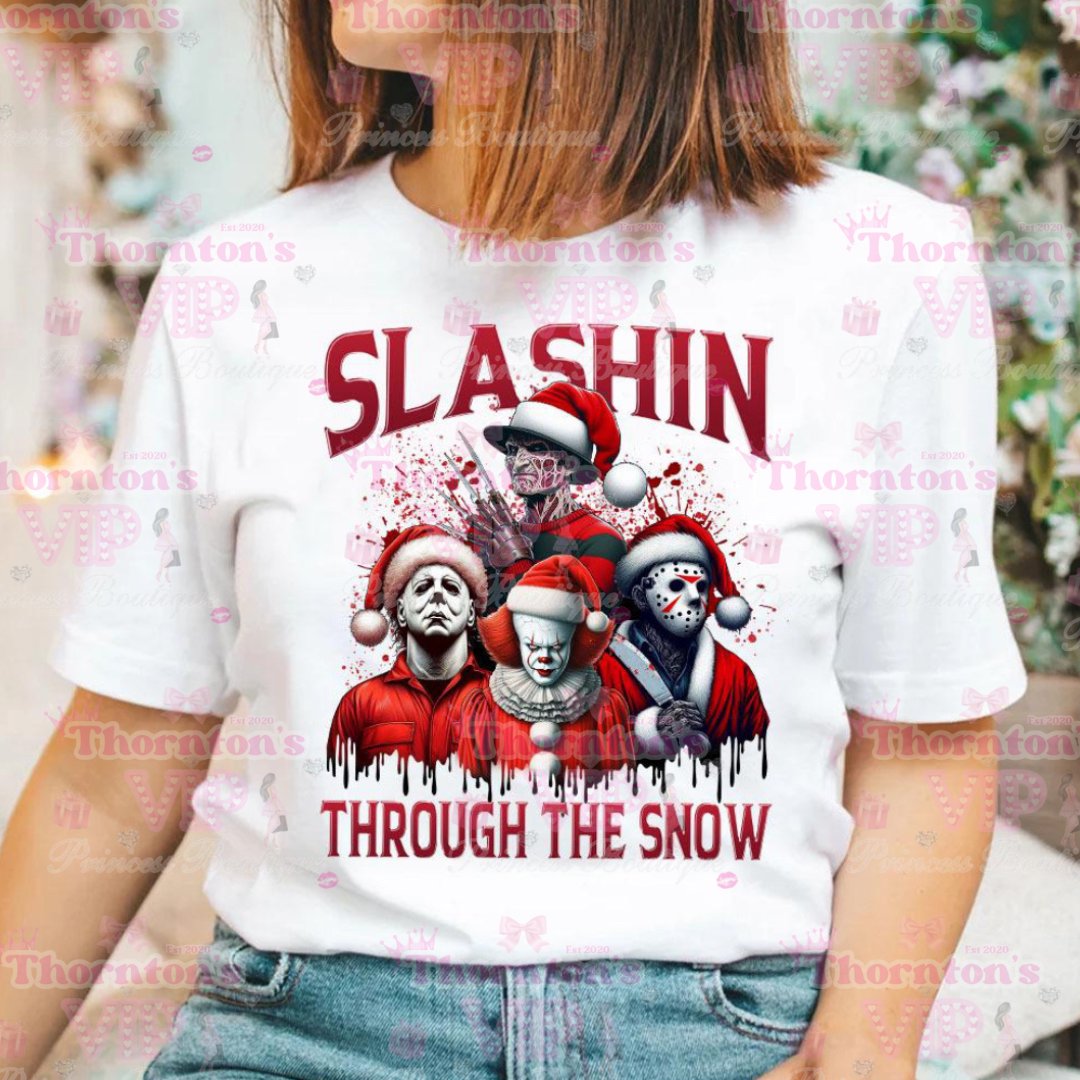 Slashin Through The Snow Women’s T-Shirt