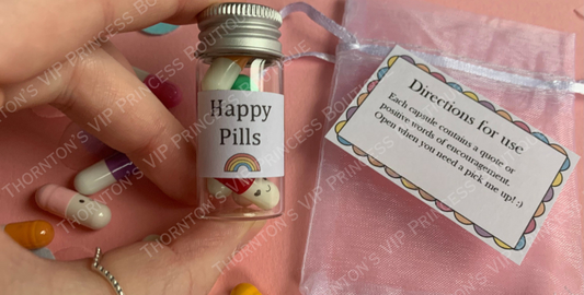 Happy Pill Jars