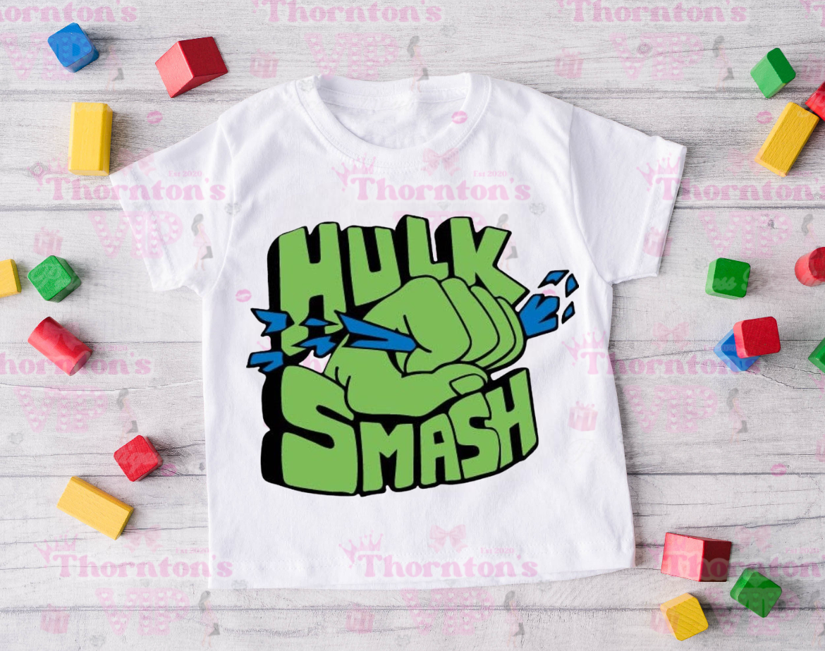 Kid’s Green Monster Smash T-Shirt