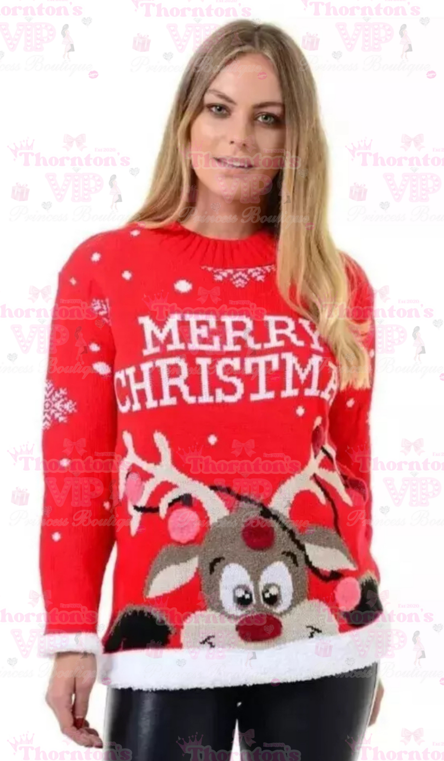 Reindeer Merry Christmas Women’s Jumpers