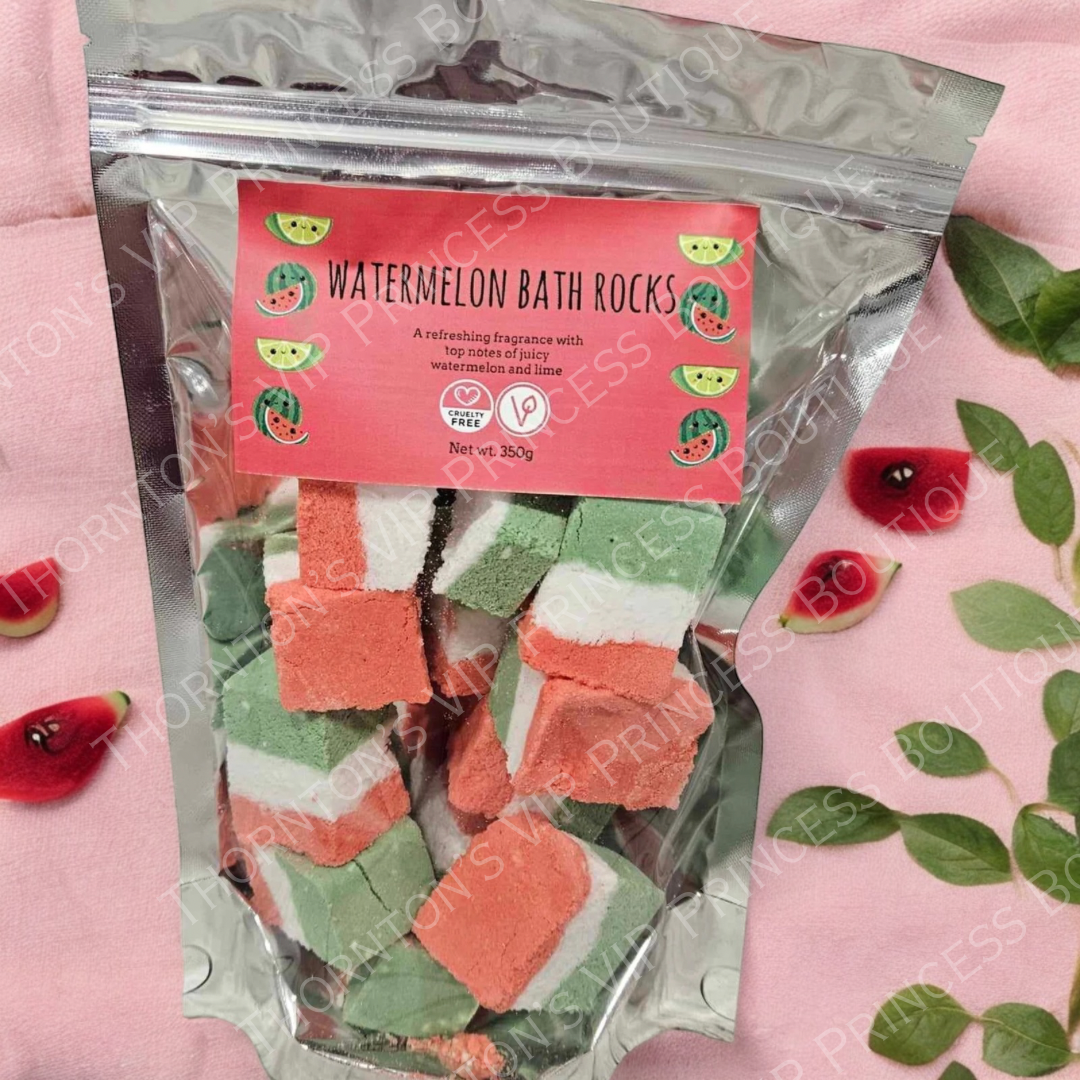 Watermelon Bath Rocks Bag