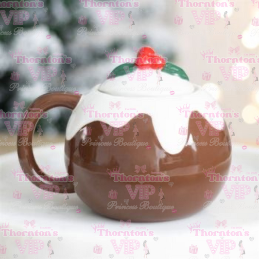 Christmas Pudding Shaped Mug