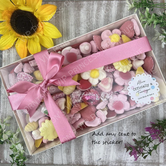 Birthday Personalised Pink Luxury Sweet Box