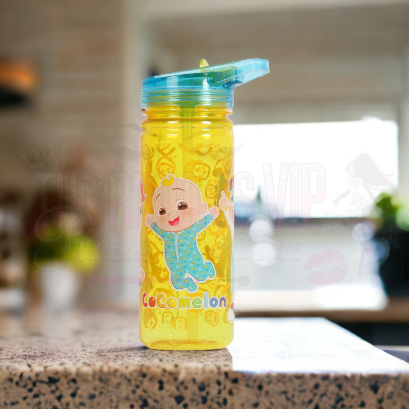 Cocomelon JJ Flip Straw Bottle