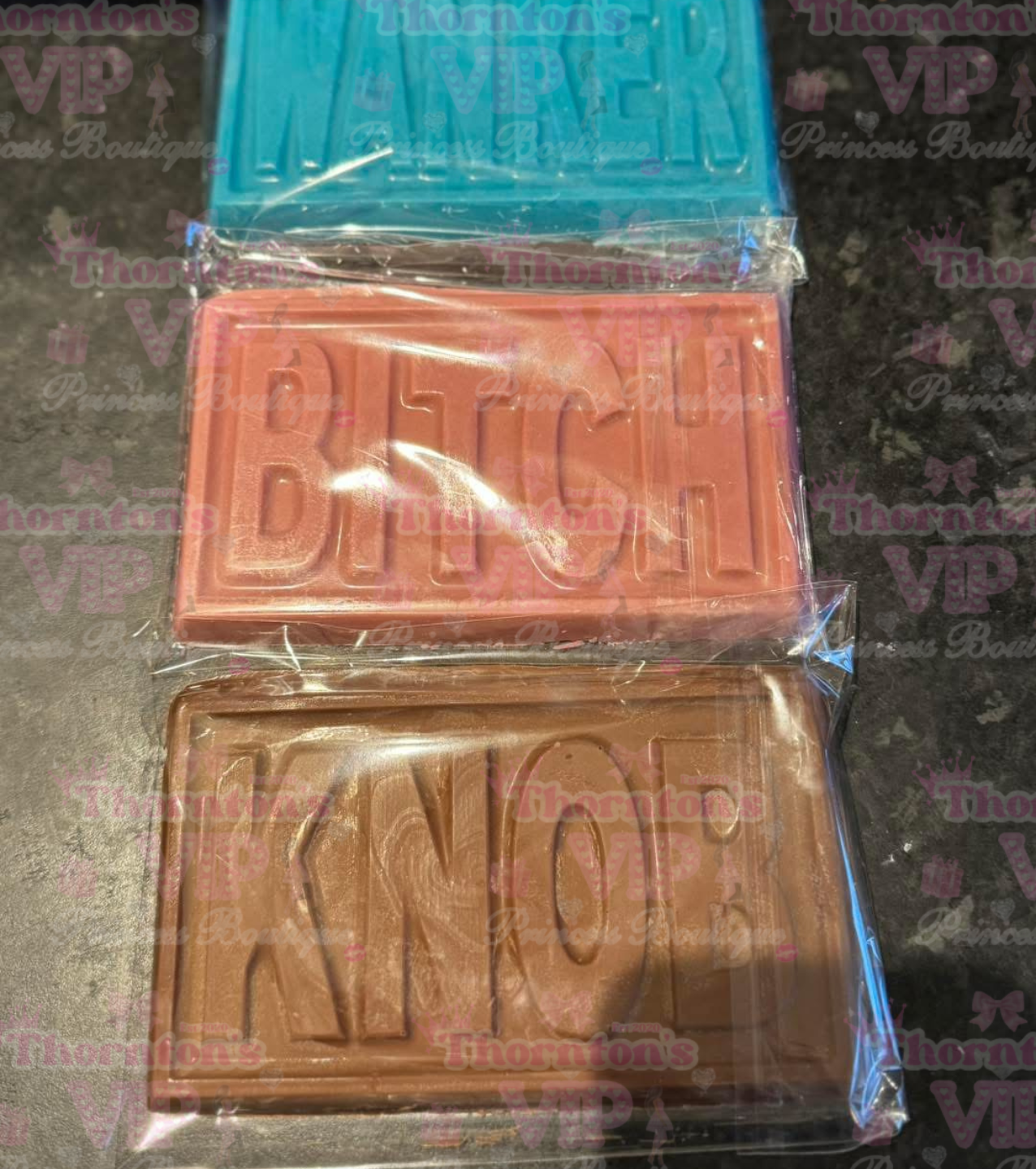 Novelty Chocolate Swear Bars