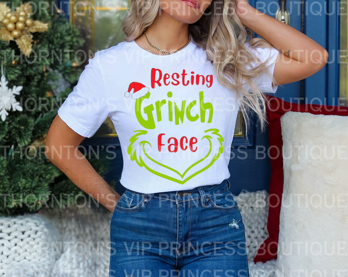 Resting Grinch Face T-Shirt