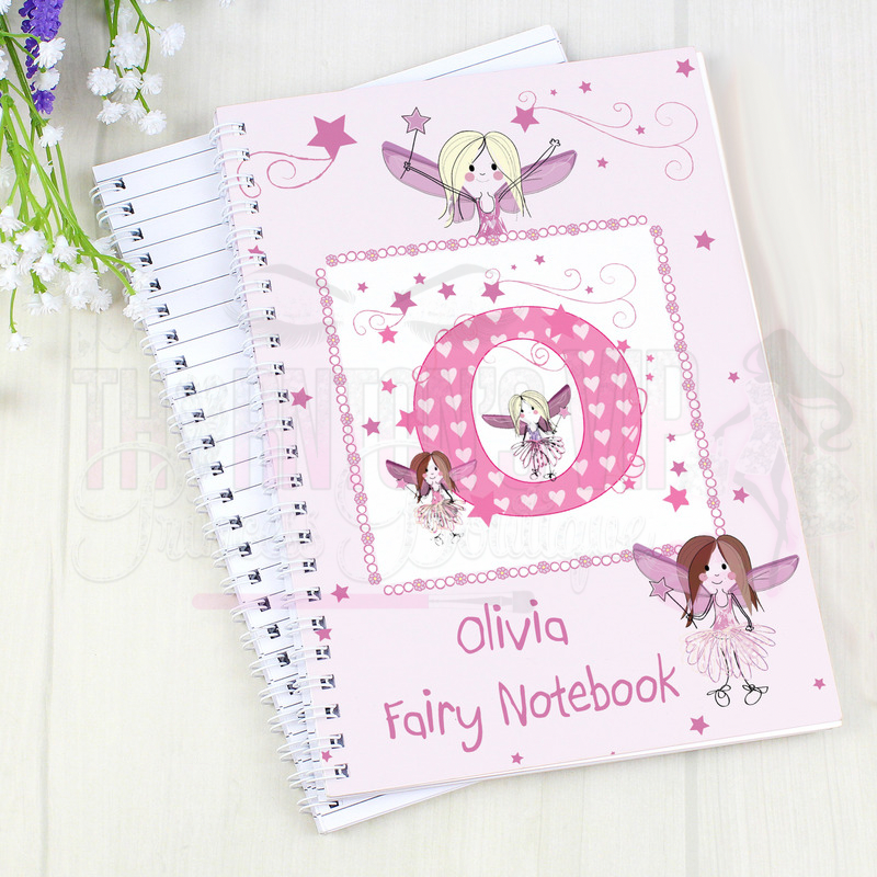 Personalised Fairy Notebook