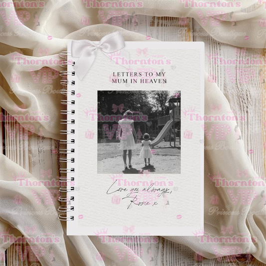 Letters To Heaven Personalised Notebook