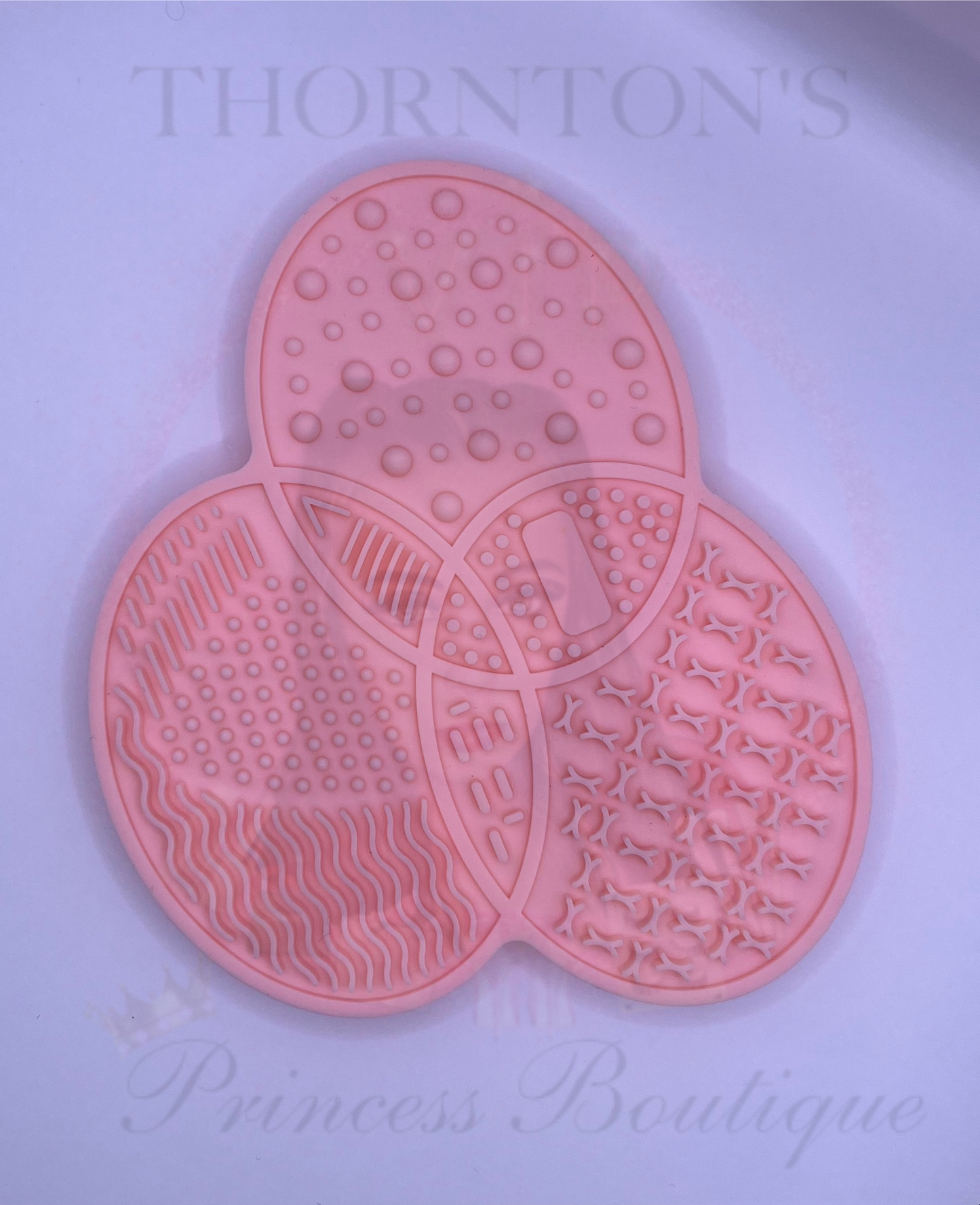 Pink Makeup Brush Cleaning Pad