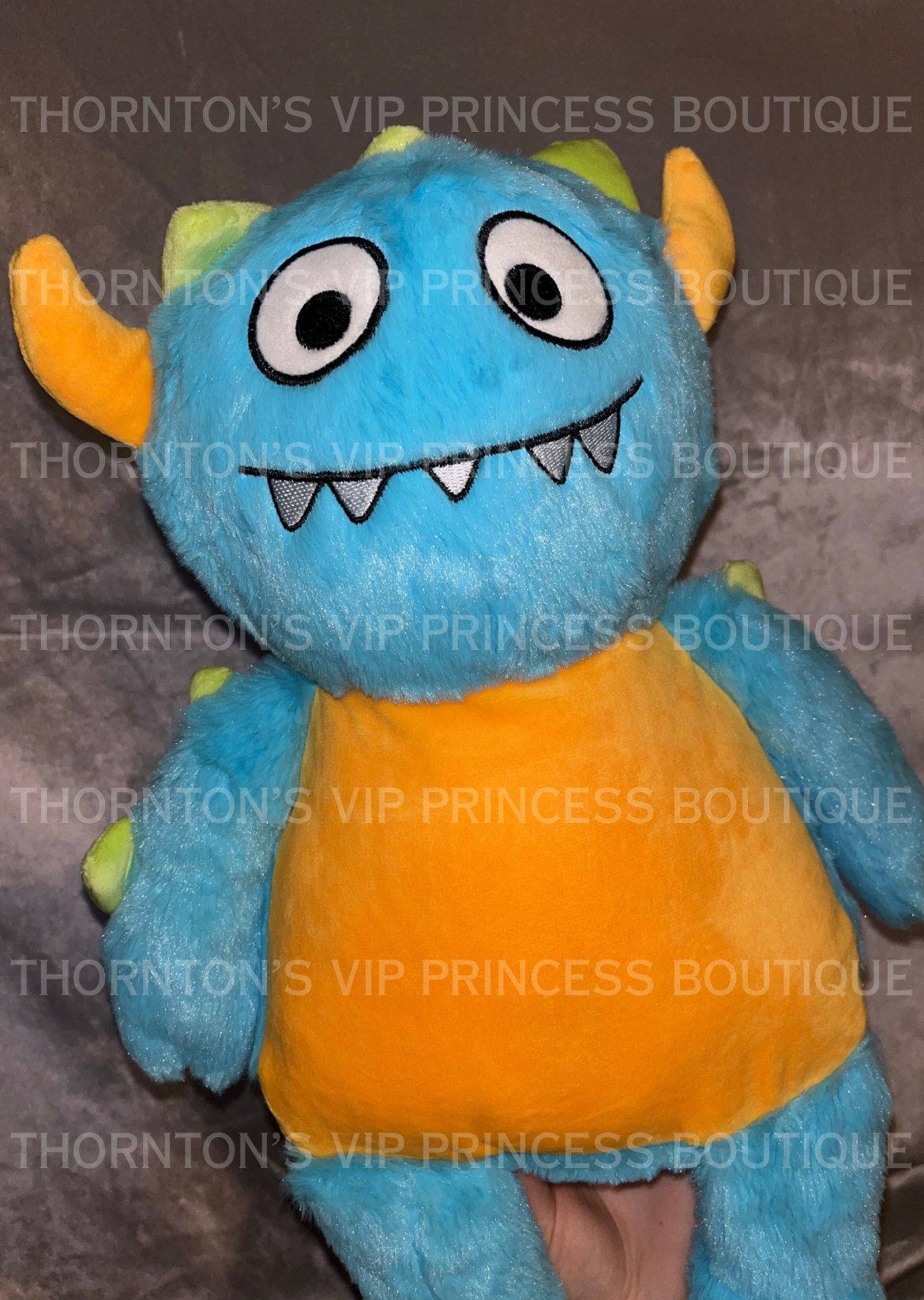 Blue Large Monster Plushie - Personalisable