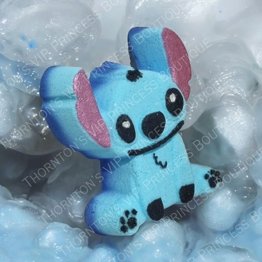 Cute Blue Monster Bath Bomb