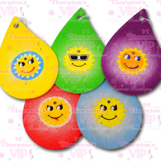 Pack Of 5 Assorted Tear Drop Car Fresheners