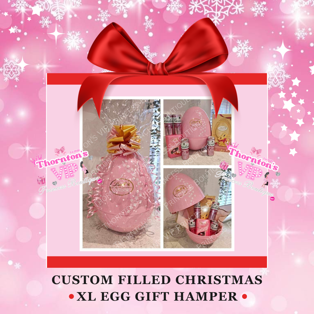 Custom Hello Kitty Empty Christmas XL Egg Gift Hamper Listing For Fran Britchford