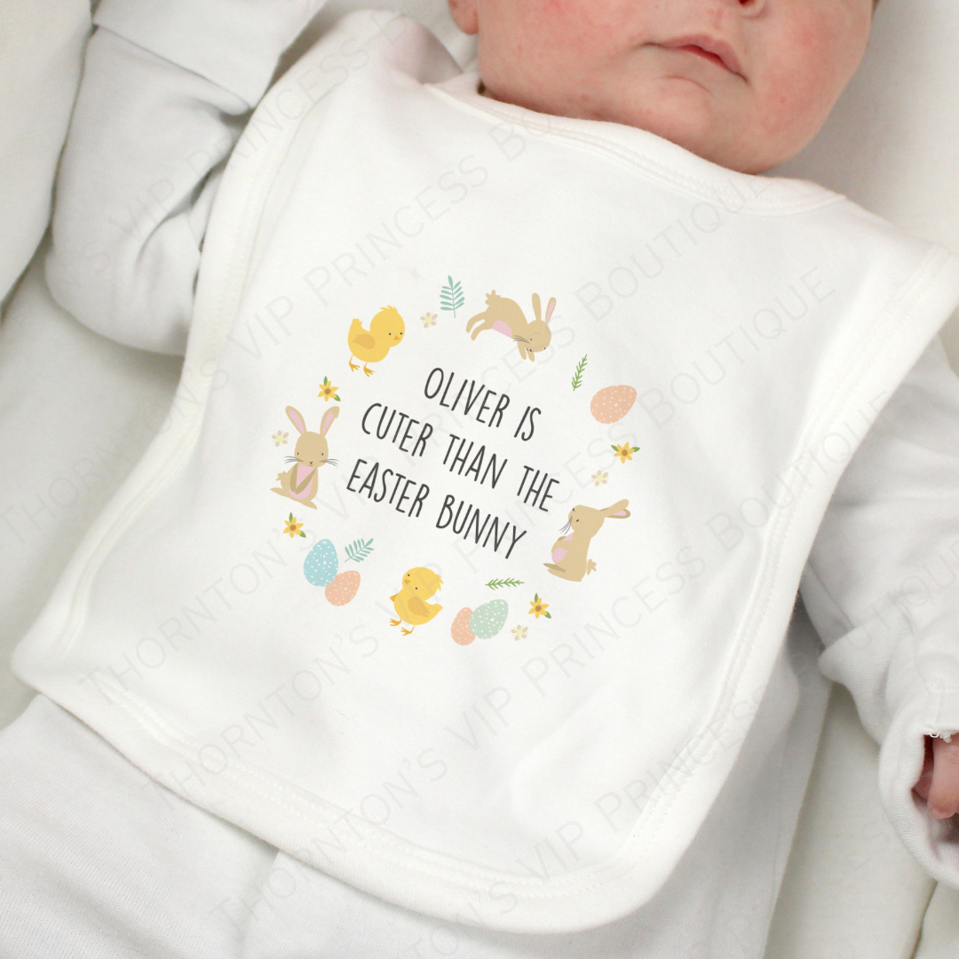 Personalised Easter Babys Bib