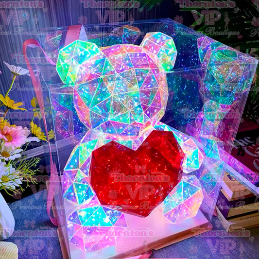 LED Heart Bear