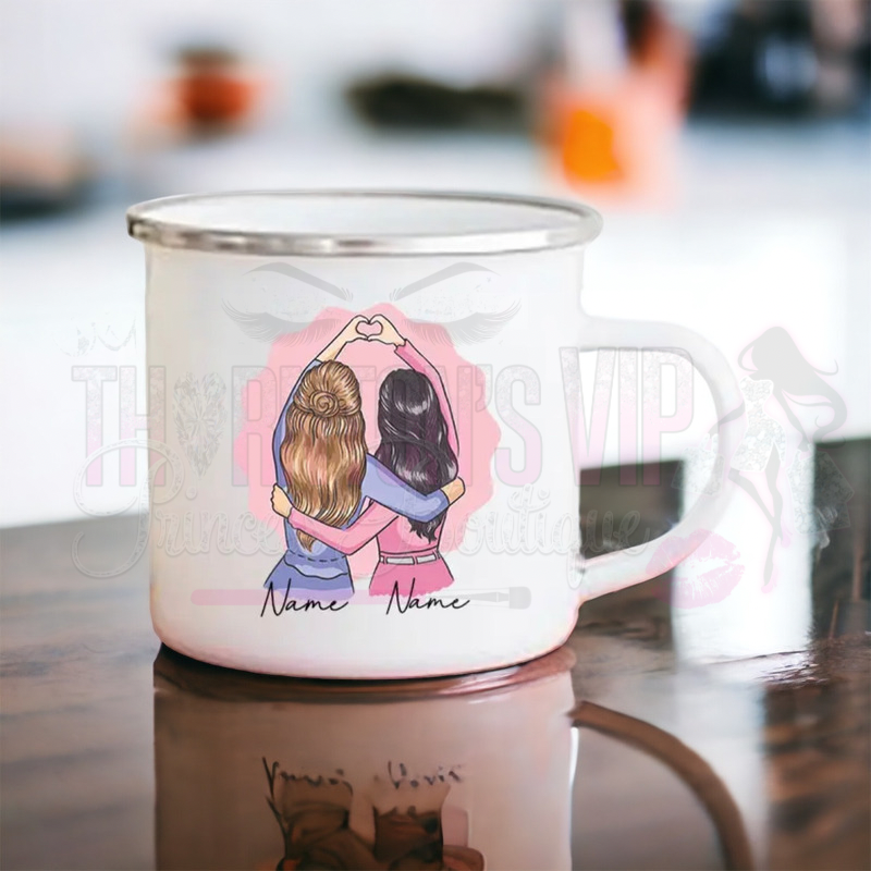 Personalised Cartoon Best-Friends Mug