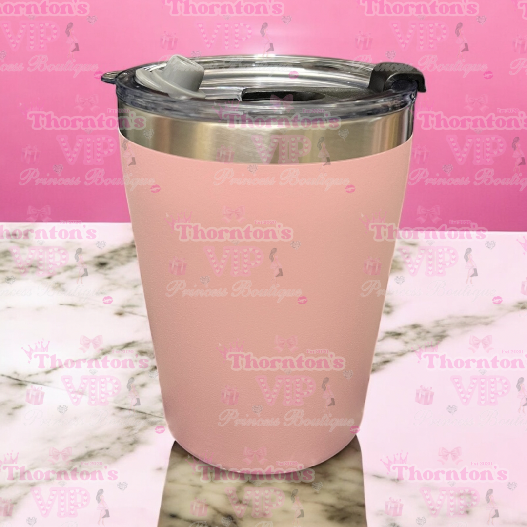 Mini 8oz Pink Stainless Steel Tumbler - Customised By You