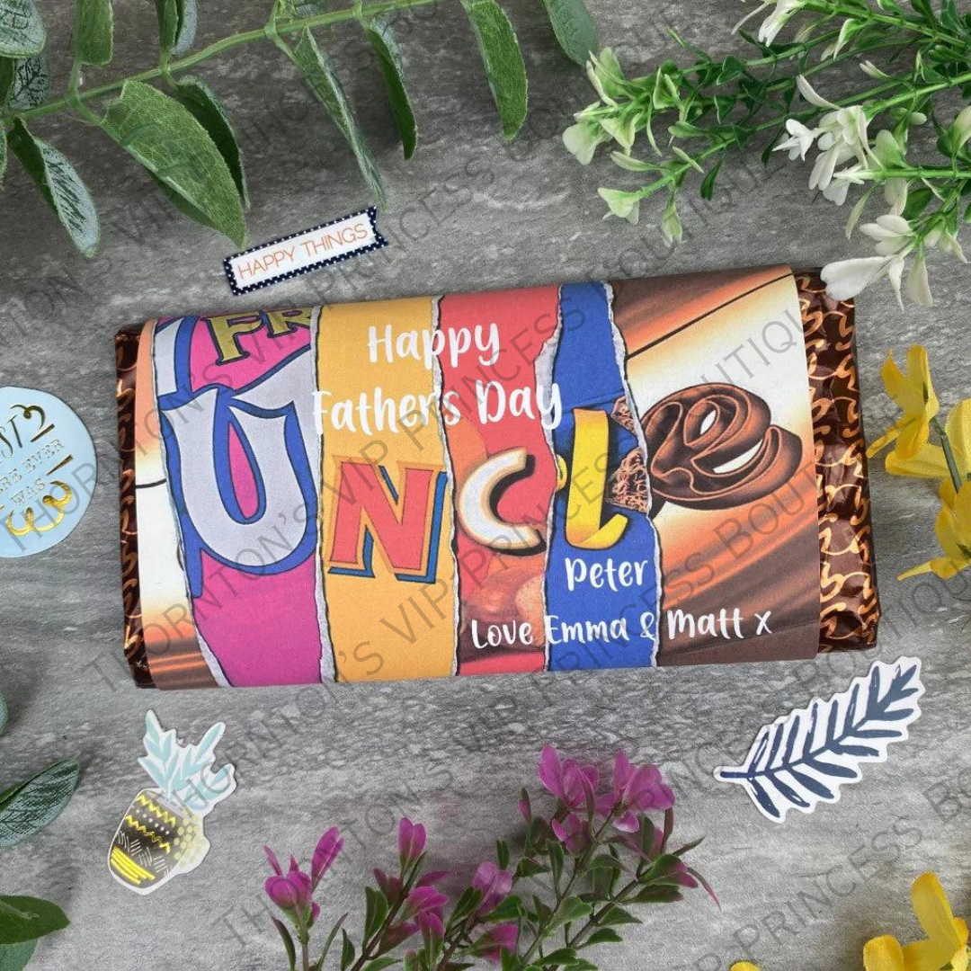 Happy Father's Day Personalised Chocolate Bar