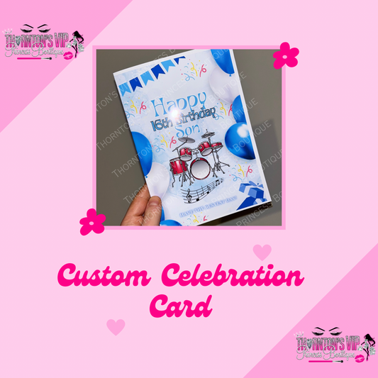 Custom Celebration Card
