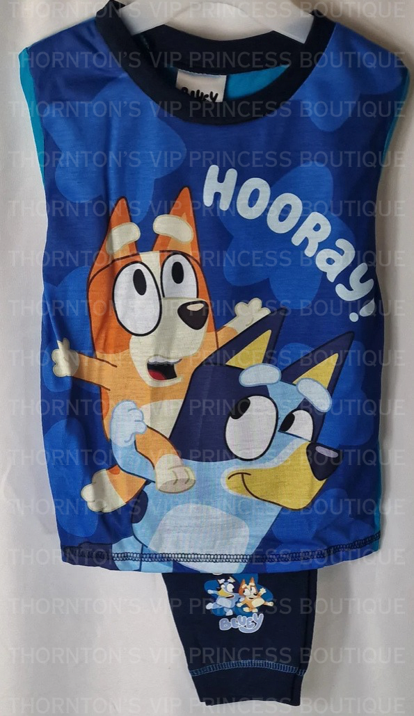 Official Bluey ‘Hooray’ Slogan Pyjamas