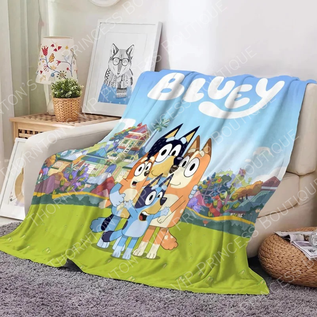 HOT SELLING!! Popular Children’s Cartoon Dog Family Blankets