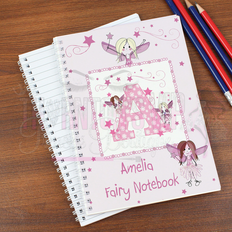 Personalised Fairy Notebook